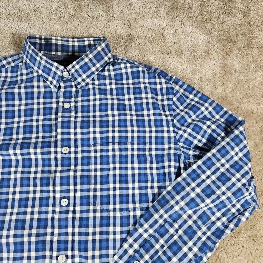Banana Republic Men's Button Down Shirt Size M Soft Wash Standard Fit Blue 24